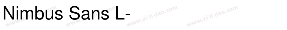 Nimbus Sans L字体转换